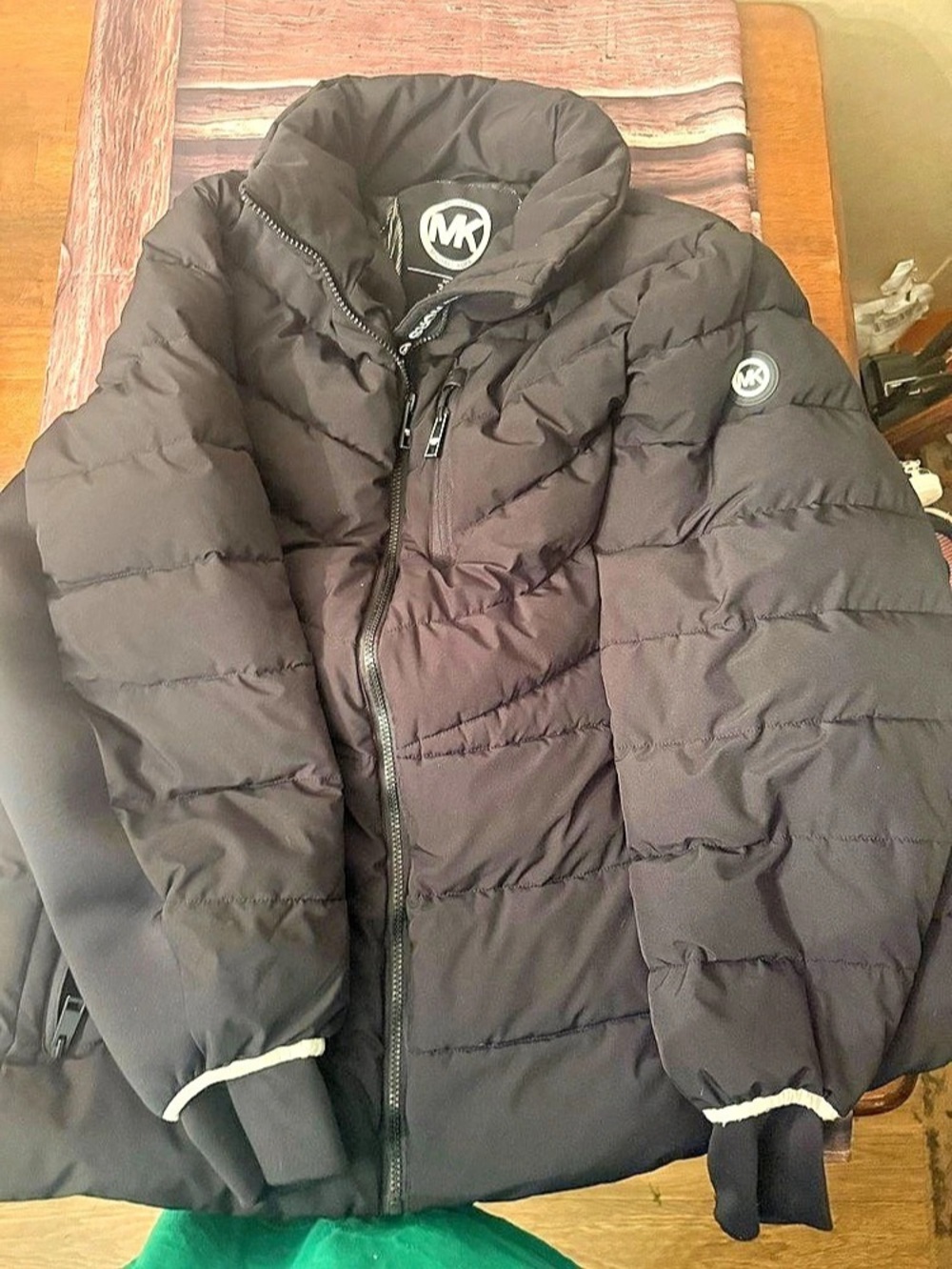 Michael Kors Black Puffer Jacket Size 3X Like New